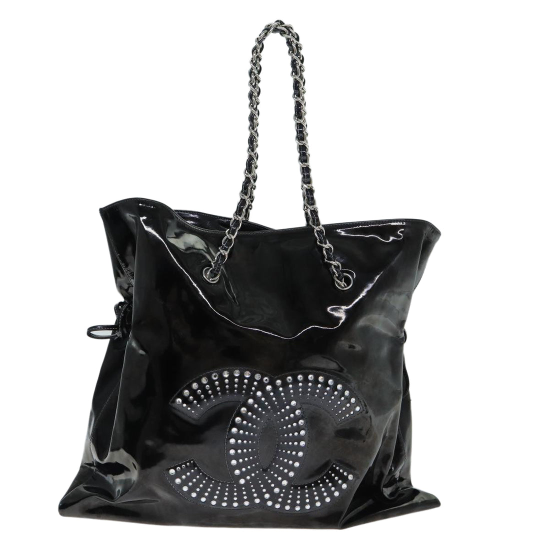 Chanel COCO Mark Chain Shoulder Bag New 1:1 Rep leather Black CC Auth bs