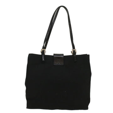 FENDI Tote Bag Nylon Black 0915808 Auth bs8596