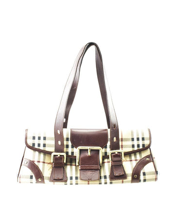 Burbe**y B24 Ecordelia Buckle Haymarket Check Bag