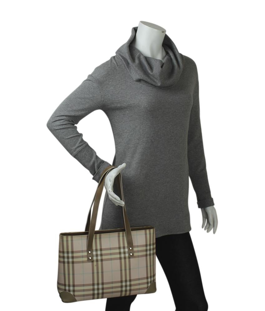 Burbe**y  Candy Pink Nova Check Tote Bag