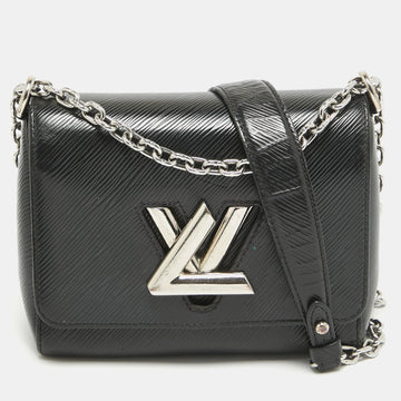 Louis Vuitton Black  Leather Twist Pm Bag