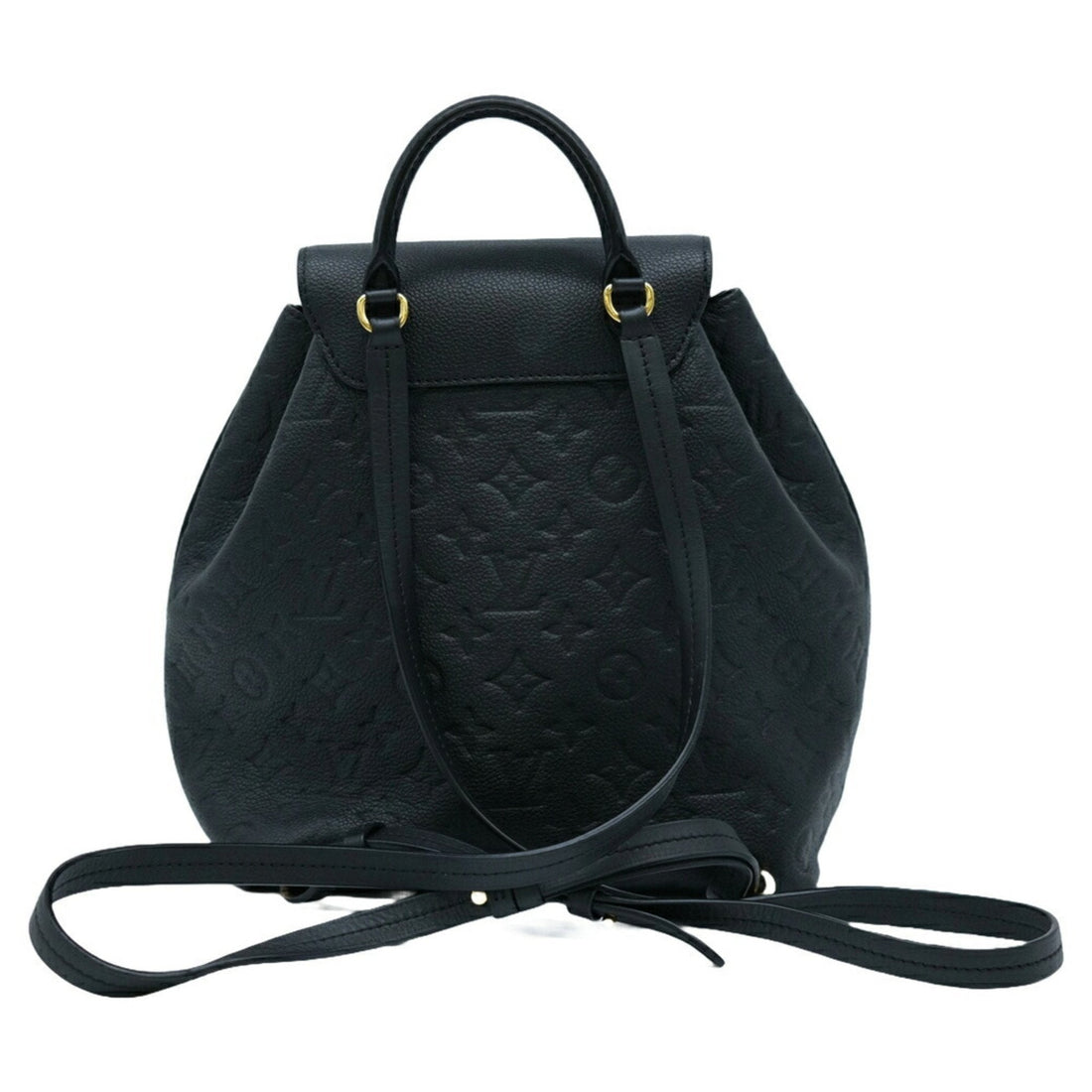 Louis Vuitton Montsouris  Leather Backpack Bag