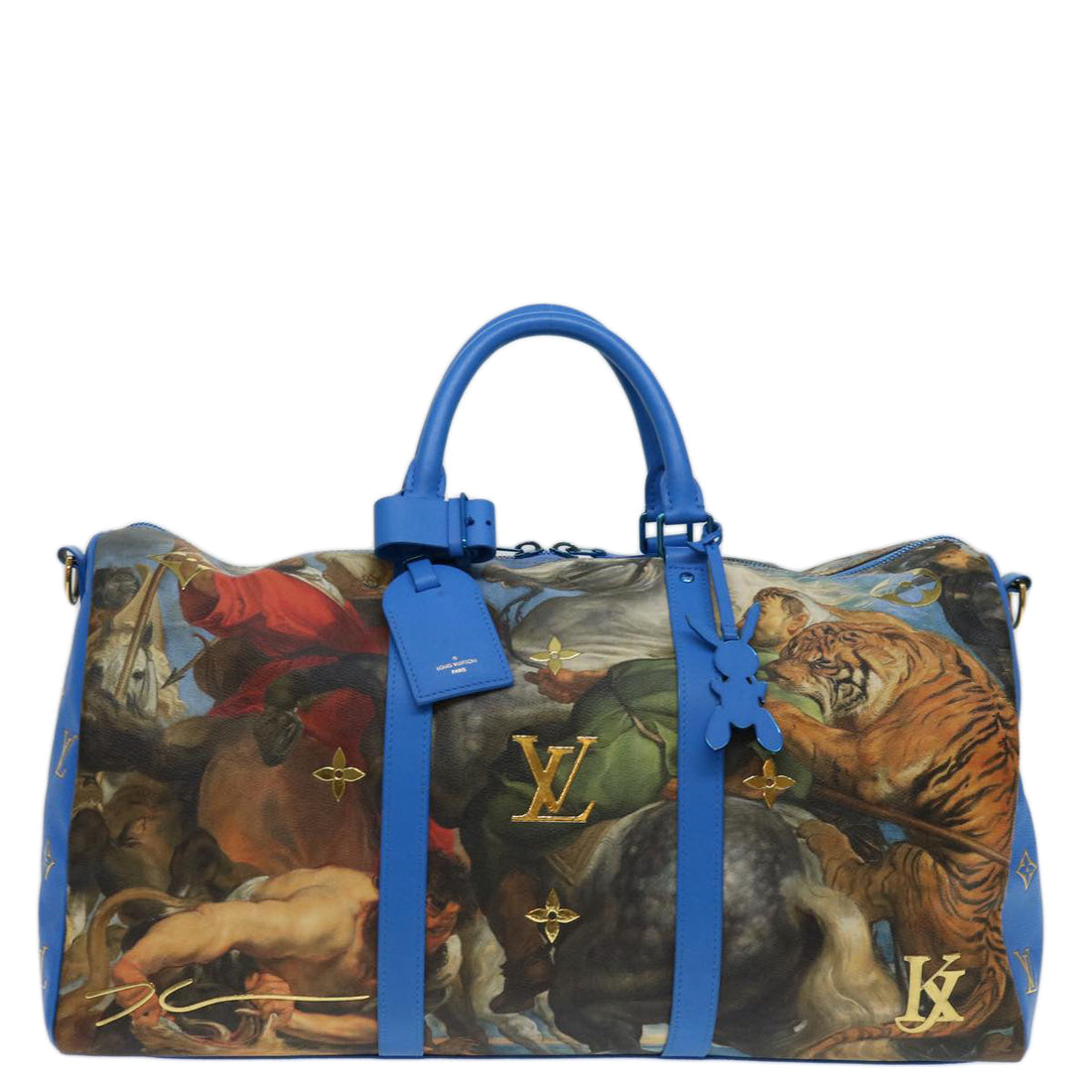 Louis Vuitton Keepall Bandouliere 50  Canvas Travel Bag