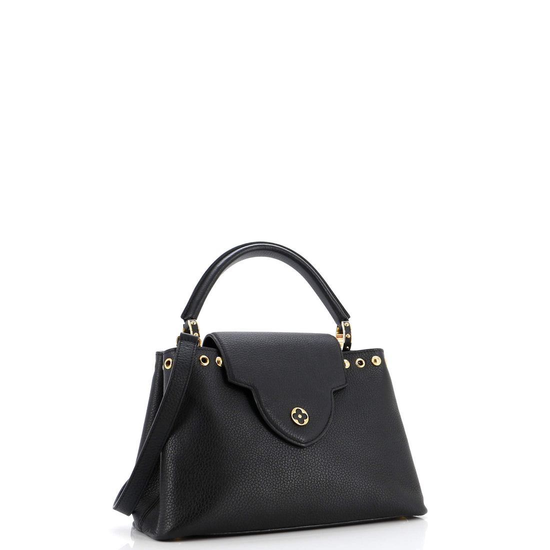 Capucines Bag Leather with Embellished Detail PM