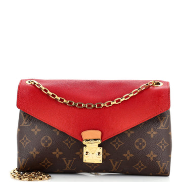 Pallas Chain Shoulder Bag Monogram Canvas and Leather