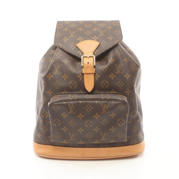 Louis Vuitton Montsouris Gm  Canvas Backpack Bag