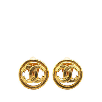 Top Quality Chanel  Coco Mark Round Earrings