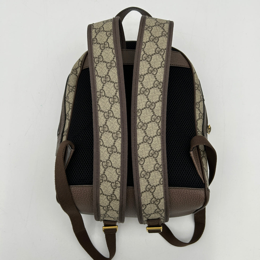 Gucci GG Supreme Canvas Three Little Pigs Brown Backpack