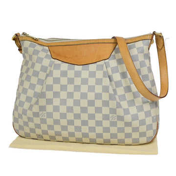 Louis Vuitton Siracusa Mm  Canvas Shoulder Bag