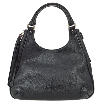 Chanel Black Hobo Handbag