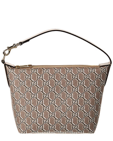 Gucci GG Shadow & Leather Super Mini Shoulder Bag