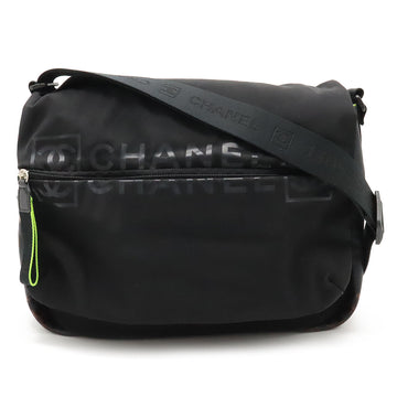 Chanel  Chanel SPORTS LINE COCOno mark SHOLDER BAG NYLON LAVER BLACK BLACK NEON YELLOW A26709 BLUMIN BLUMIN SHOP