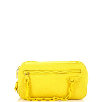 Solar Ray Pochette Volga Monogram Taurillon Leather