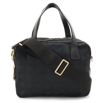 Chanel New Loveel Line Handbag 2WAY Handbags Nylon  Black Black A15970