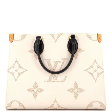 OnTheGo Tote Monogram Dune Canvas MM