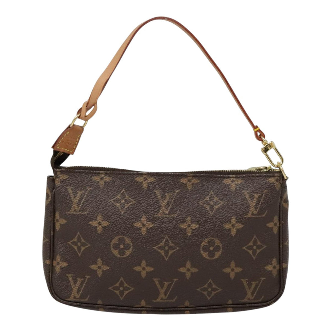 Louis Vuitton Pochette Accessoire  Canvas Clutch Bag