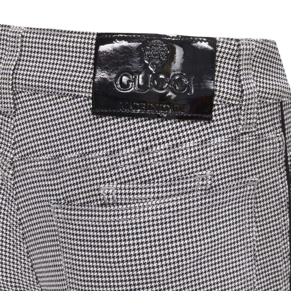 Gucci houndstooth cropped pants