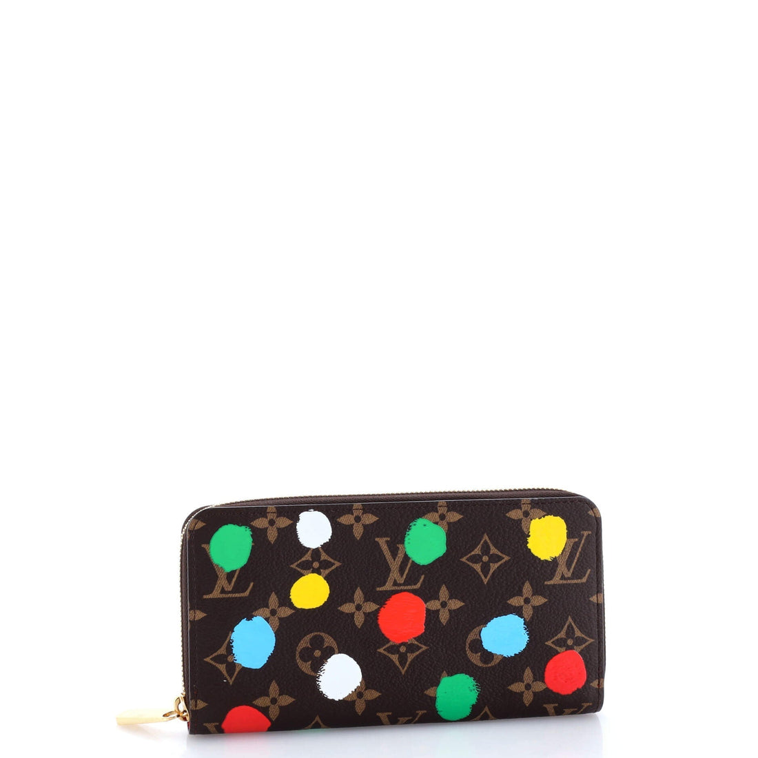 Zippy Wallet Yayoi Kusama Painted Dots Monogram Canvas