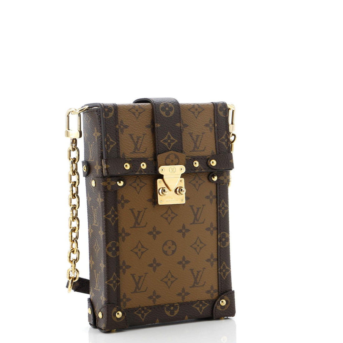 Vertical Trunk Pochette Reverse Monogram Canvas