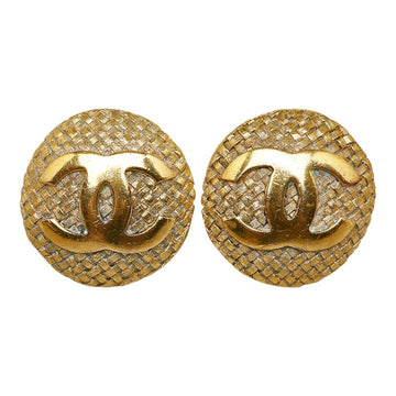 Top Quality Chanel  Wrapped Decacoco Cocomark Rage Earring Gold  Ladies CHANEL