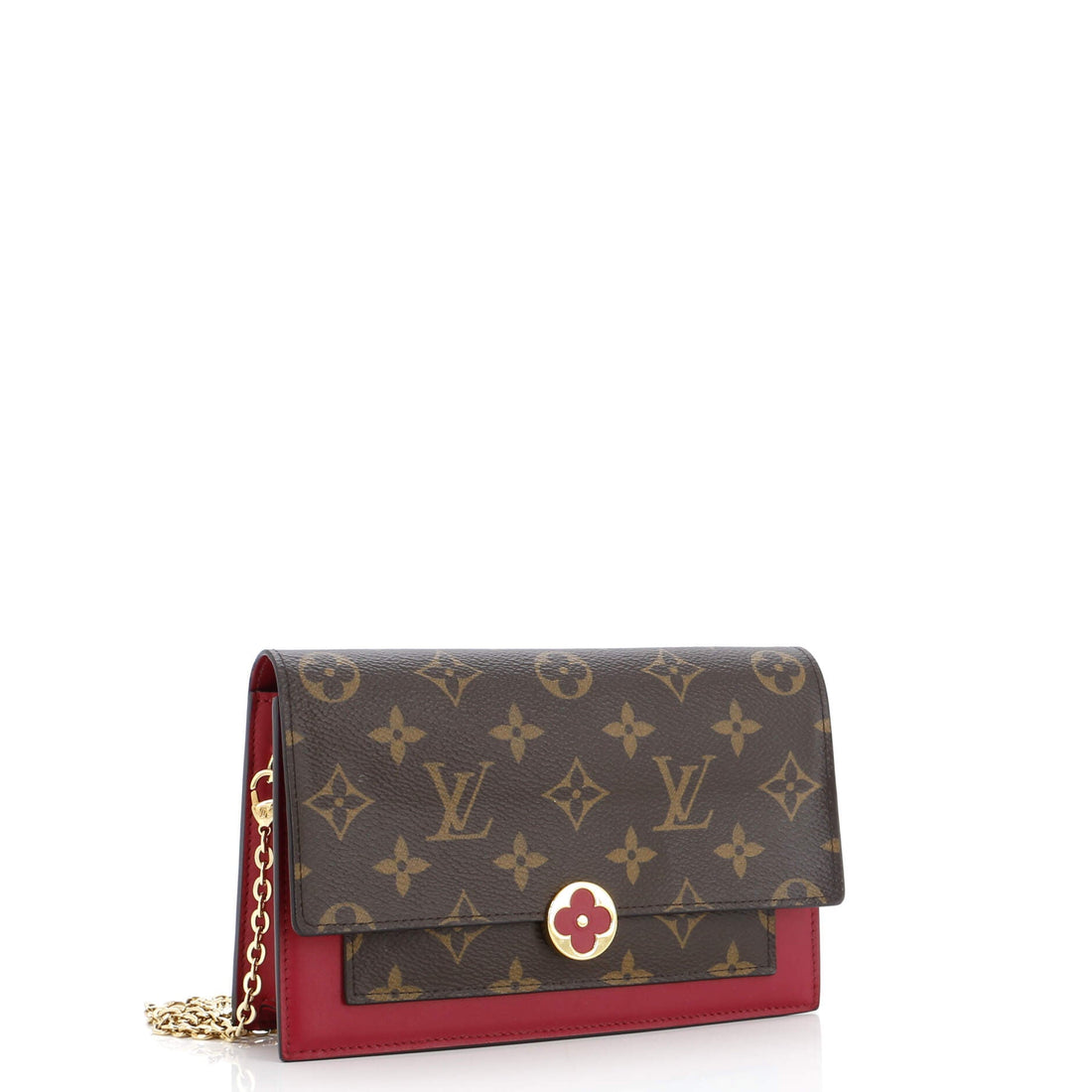 Flore Chain Wallet Monogram Canvas