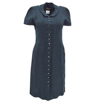 Chanel 1997 high-summer linen minidress #40