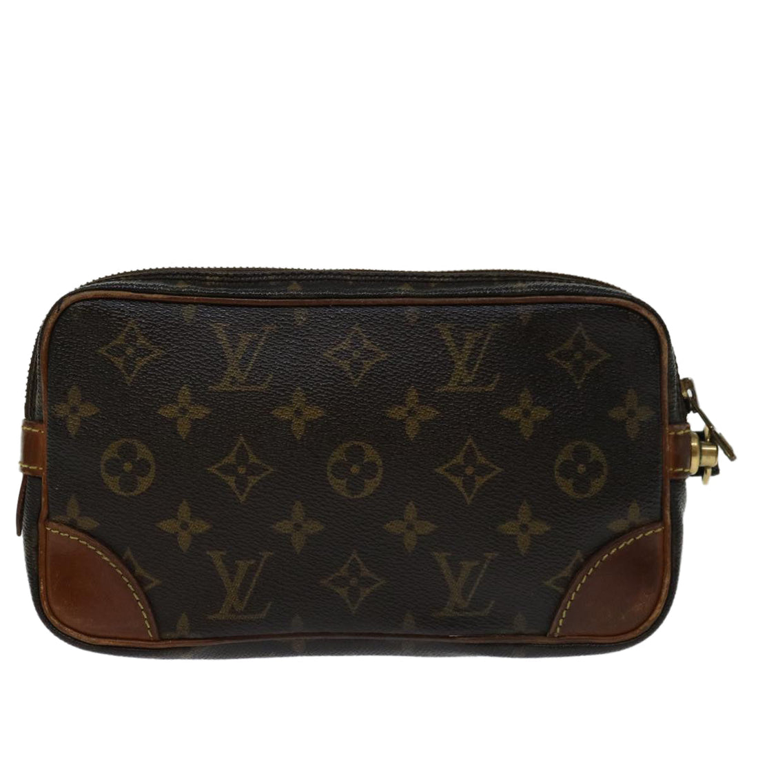 Louis Vuitton Marly Dragonne  Canvas Clutch Bag