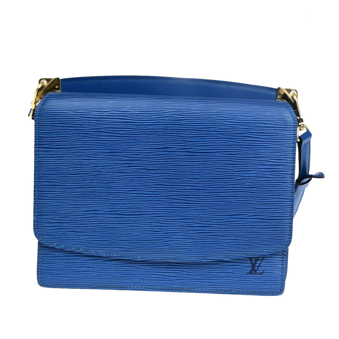 Louis Vuitton Grenelle  Leather Shoulder Bag