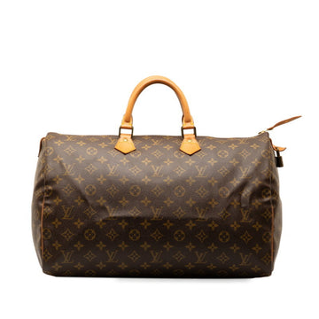 Louis Vuitton Speedy 40  Leather Travel Bag