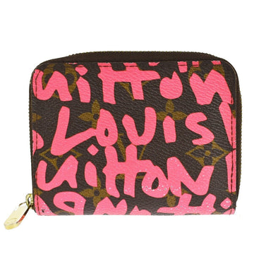 Louis Vuitton Porte Monnaie Zippy  Canvas Wallet