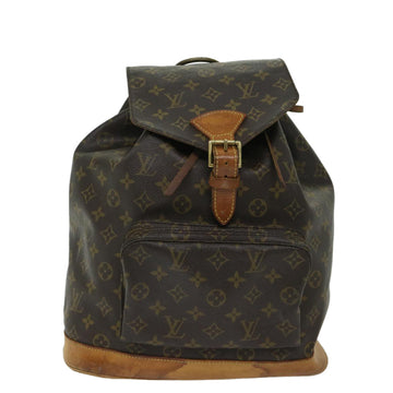 Louis Vuitton Montsouris  Canvas Backpack Bag