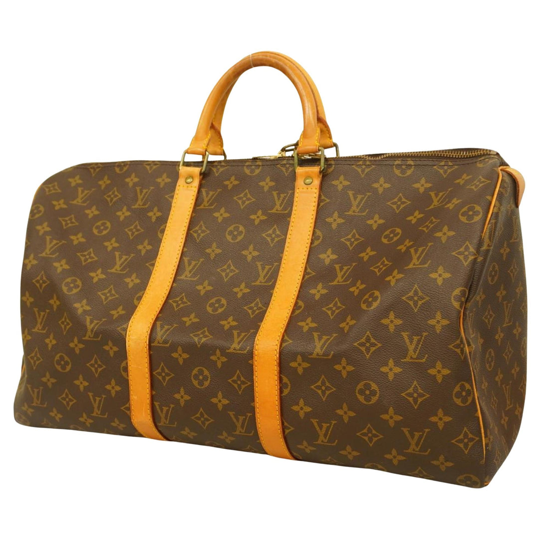 Louis Vuitton Keepall 50  Canvas Travel Bag