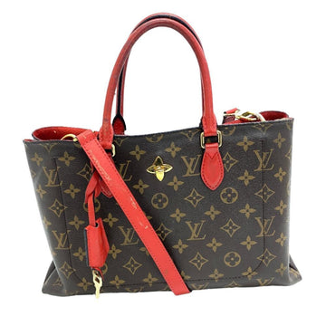 Louis Vuitton Flower Tote  Canvas Handbag