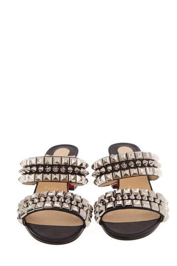 Christian Louboutin Black Slides SZ 37