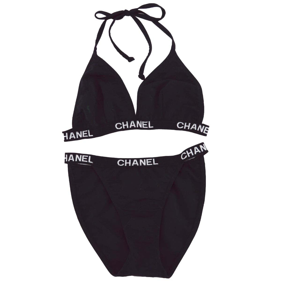 Chanel Swimwear Swimsuit Black #36