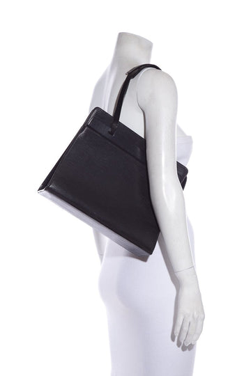 Louis Vuitton  Black Epi Leather Riviera Handbag
