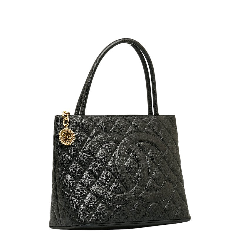 Chanel   Cocono mark Tooth Bag houlder Bag Black Caviar S  CHANEL