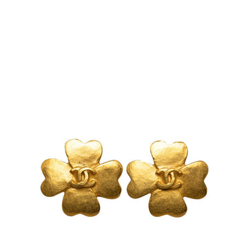 Chanel  Coco Clover Earring Gold   Chanel