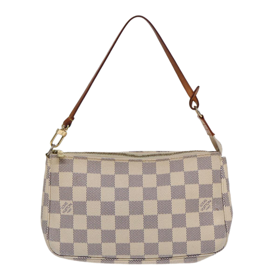 Louis Vuitton Pochette Accessoire  Canvas Clutch Bag