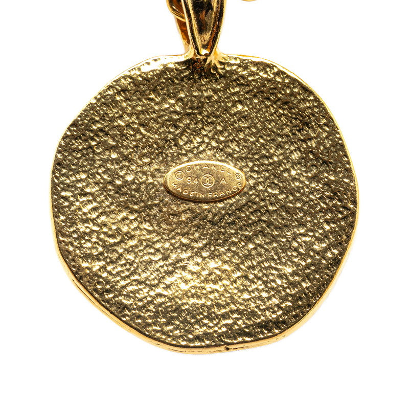 Top Quality Chanel  Coco Mark Sun Motif Necklace Gold Plated