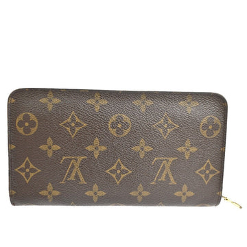 Louis Vuitton Porte Monnaie Zippy  Canvas Wallet