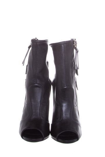 Gippe Zanotti Alien/Waby Black Booties SZ 9