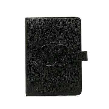 Chanel Coco Agenda MM 6  Handbook Cover Black Caviar S  CHANEL
