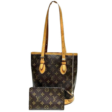 Louis Vuitton Bucket Pm  Canvas Shoulder Bag