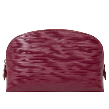 Louis Vuitton Cosmetic Pouch  Leather Clutch Bag