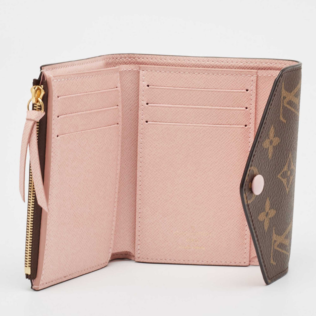Louis Vuitton Rose Ballerine Monogram Canvas Victorine Wallet