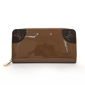 Louis Vuitton  Vert  high quality Leather Monogram Long Wallet (Bi-Fold)