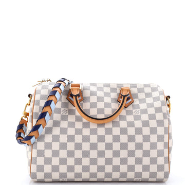 Speedy Bandouliere Bag Damier with Braided Detail 30