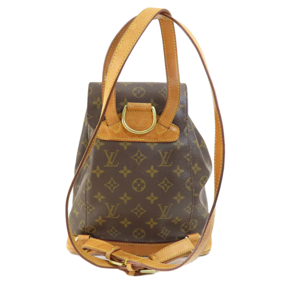 Louis Vuitton Montsouris Mm  Canvas Backpack Bag