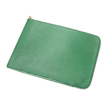 Poche Documents Black Stitching GM